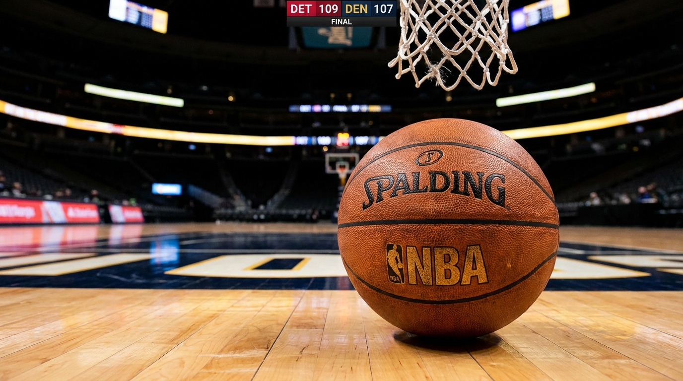 Detroit Pistons Edge Denver Nuggets 109-107 in Nail-Biting NBA Showdown