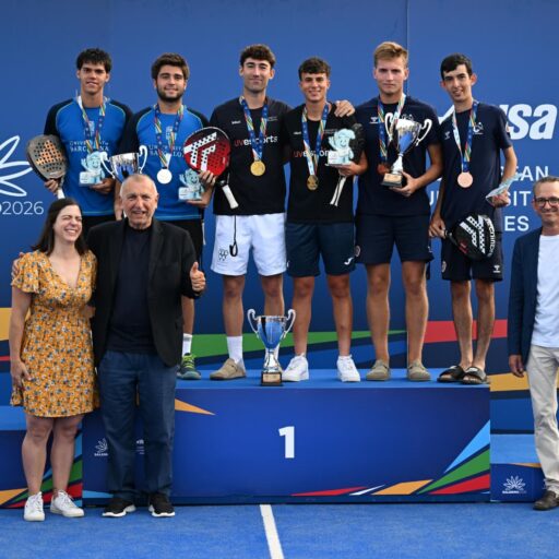 European Universities Games crown men's padel champions in medal day