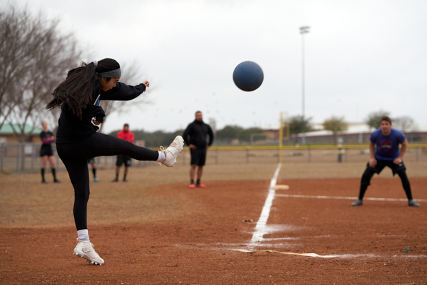 Pitch, Don’t Kill My Vibe! opens Austin SSC kickball season with 14-5 win