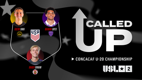 USL trio earns U.S. call-up for Concacaf U-20 Championship