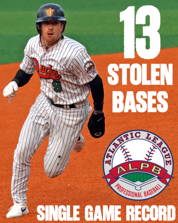 Long Island Ducks set Atlantic League steals record with 13 thefts