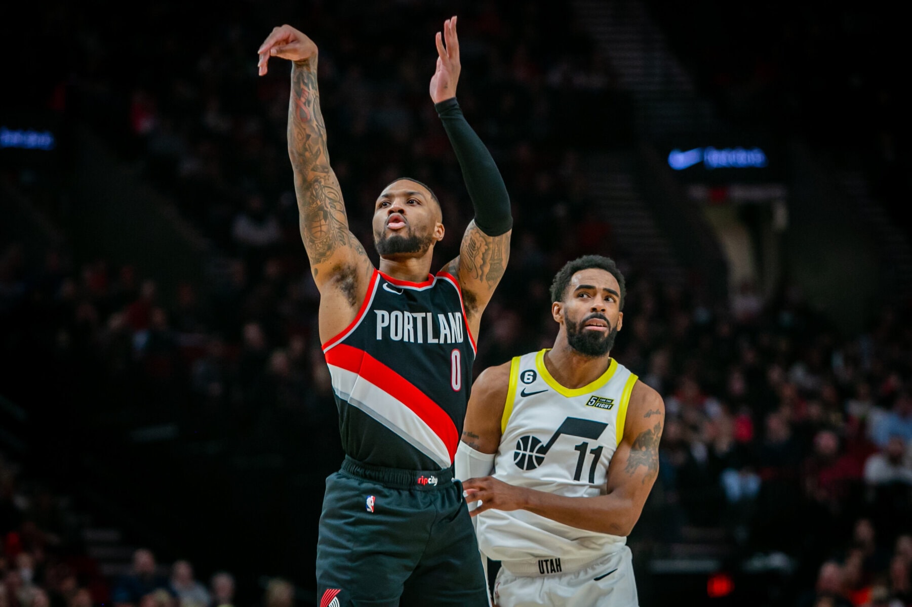 Trail Blazers Vs. Jazz