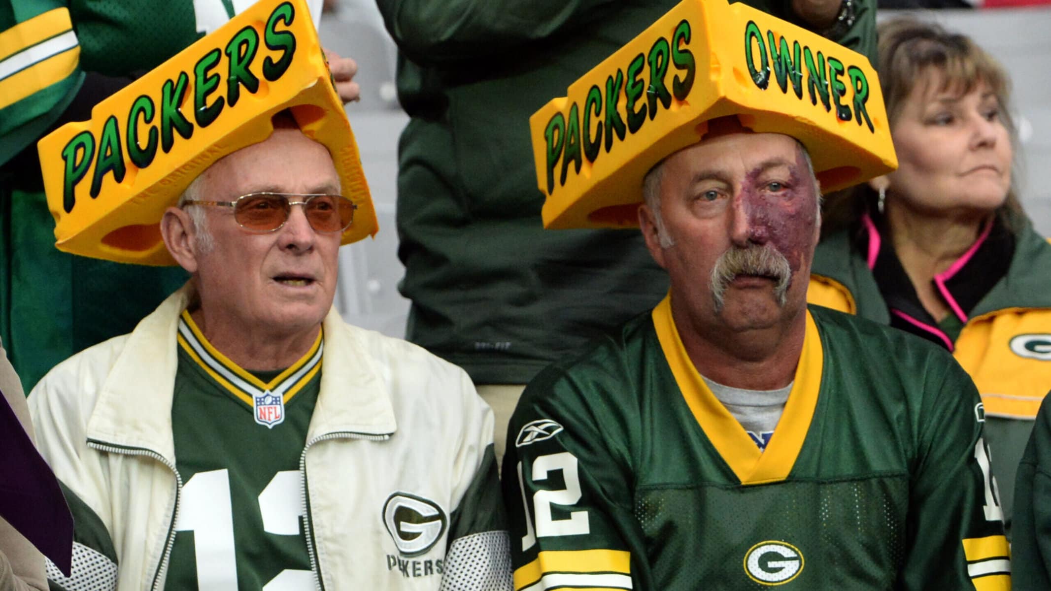 Green Bay Packers Owners Watch Warm Ups