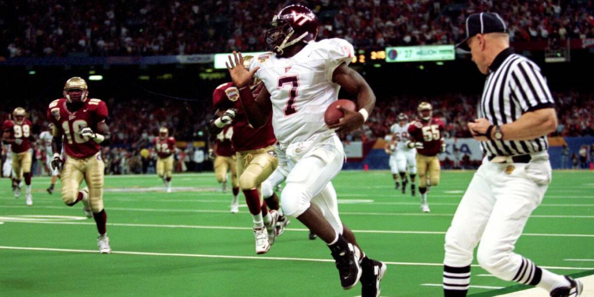 Michael Vick, Virginia Tech