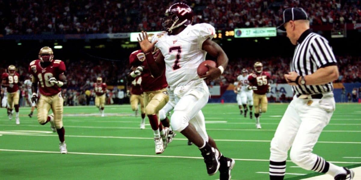 Michael Vick, Virginia Tech